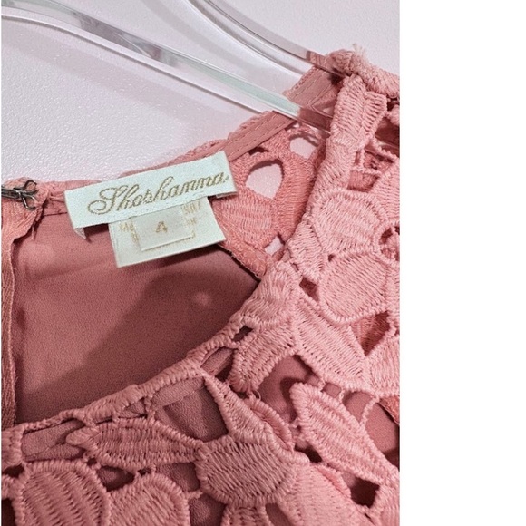 Shoshanna Midi Dress Size 4 in Pink - Picture 5 of 5